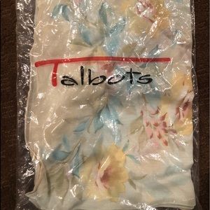 Talbots Floral Silk Scarf